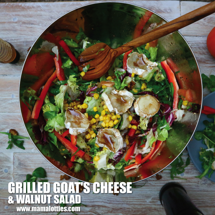 GRILLED GOAT'S CHEESE SALAD Mama Lotties Gibraltar's Recipe site